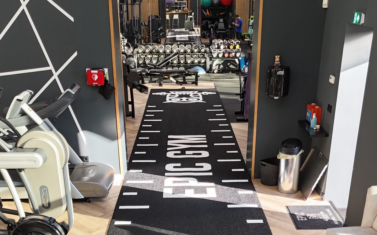 Groep in de gym van EPIC