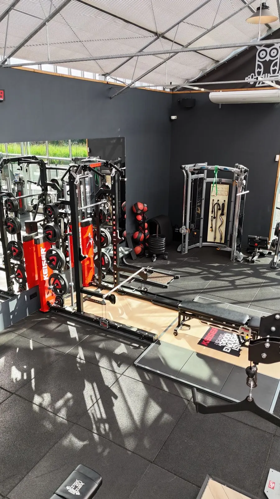 Keiser-rek en functionele apparatuur
